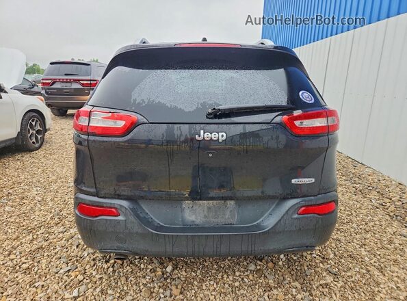 1C4PJLLB0JD573744 2018 JEEP CHEROKEE Black უკანა ხედი