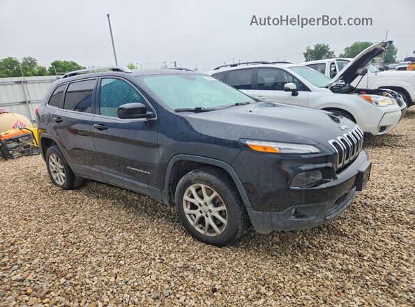 1C4PJLLB0JD573744 2018 JEEP CHEROKEE Black წინა მარჯვენა