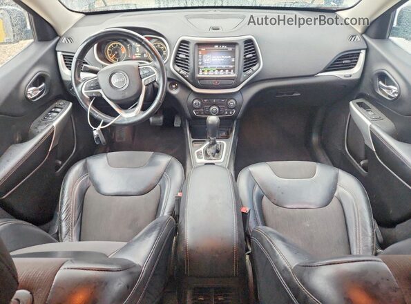 1C4PJLLB0JD573744 2018 JEEP CHEROKEE Black წინა პანელის ხედი