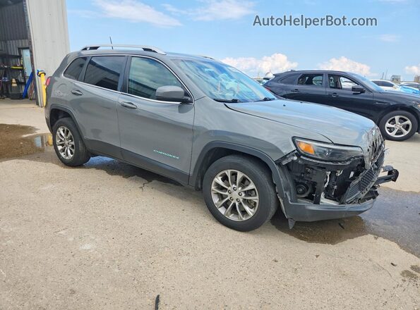 1C4PJLLB0MD214835 2021 JEEP CHEROKEE Серый Передняя правая четверть