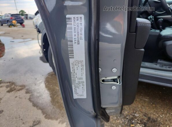 1C4PJLLB0MD214835 2021 JEEP CHEROKEE Серый Вид наклейки с VIN-кодом