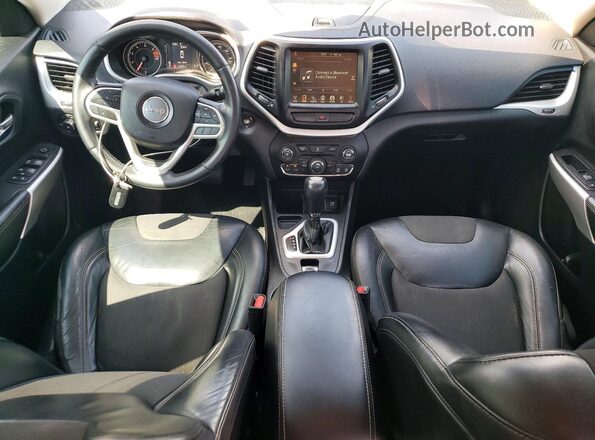 1C4PJLLB1JD538789 2018 JEEP CHEROKEE Black Widok deski rozdzielczej
