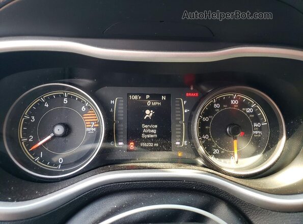 1C4PJLLB1JD538789 2018 JEEP CHEROKEE Black Widok zestawu wskaźników