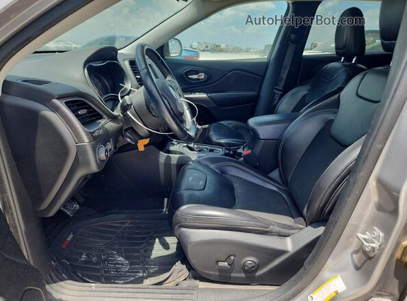 1C4PJLLB1KD297396 2019 JEEP CHEROKEE Gray წინა სალონის ხედი