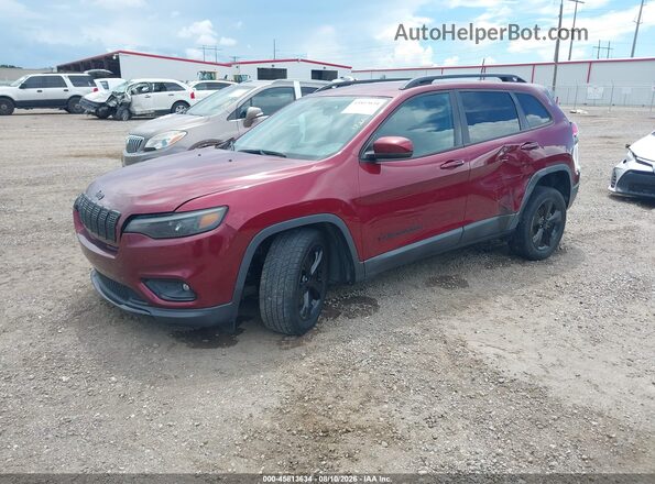 1C4PJLLB1LD545700 2020 JEEP CHEROKEE Maroon Առջևի ձախ երեք քառորդ տեսարան