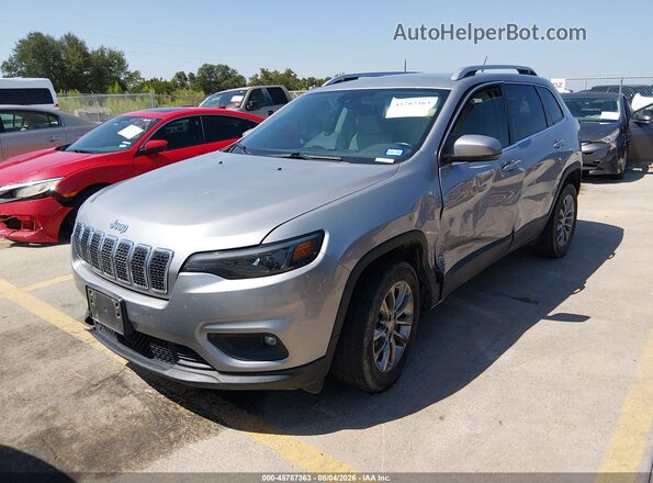 1C4PJLLB1MD169565 2021 JEEP CHEROKEE Silver Առջևի ձախ երեք քառորդ տեսարան