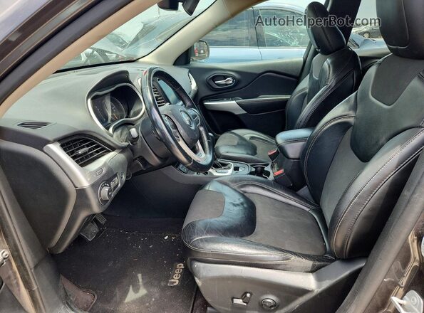 1C4PJLLB2JD510953 2018 JEEP CHEROCKEE Gray Սալոնի դիմացի տեսք