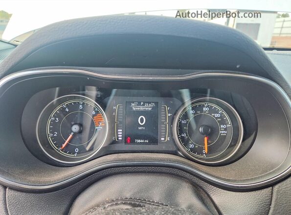 1C4PJLLB2KD486316 2019 JEEP CHEROKEE White Widok zestawu wskaźników