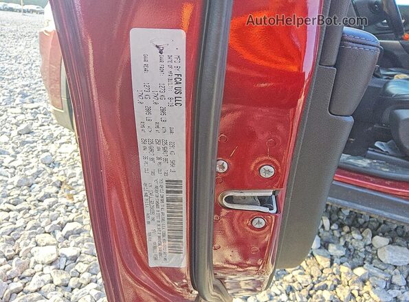 1C4PJLLB2LD503391 2020 JEEP CHEROKEE Red Вид наклейки з VIN-кодом