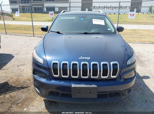 1C4PJLLB3JD552709 2018 JEEP CHEROKEE Синий Вид щитка приборов