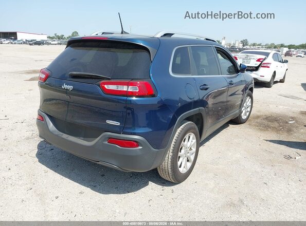 1C4PJLLB3JD552709 2018 JEEP CHEROKEE Синий Задняя правая четверть
