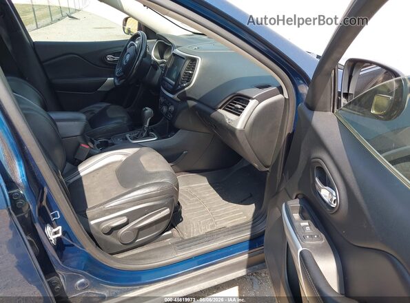 1C4PJLLB3JD552709 2018 JEEP CHEROKEE Синий Вид салона спереди