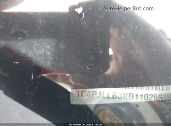 1C4PJLLB3KD110255 2019 JEEP CHEROKEE Black Engine compartment view
