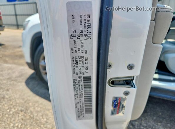 1C4PJLLB3LD535749 2020 JEEP CHEROKEE White VIN კოდის სტიკერის ხედი