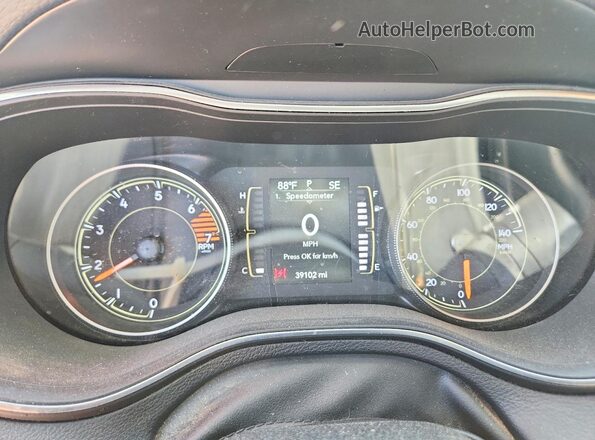 1C4PJLLB4LD585804 2020 JEEP CHEROKEE Синий Вид щитка приборов