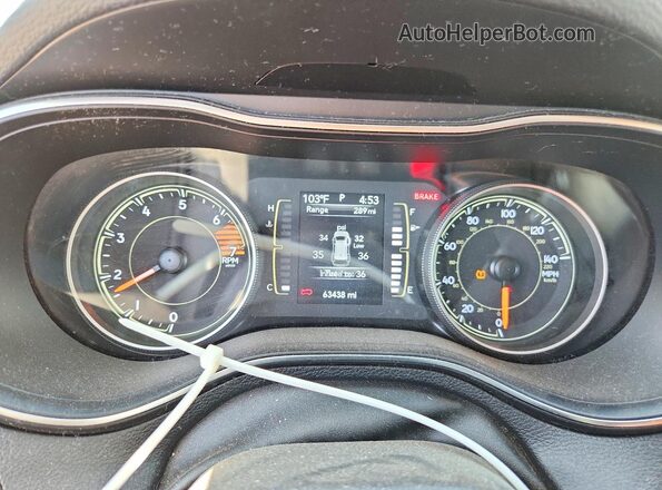 1C4PJLLB4LD624178 2020 JEEP CHEROKEE Gray Instrument cluster view