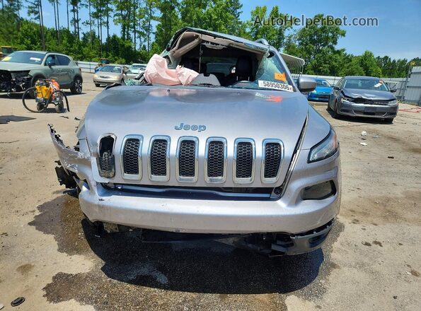 1C4PJLLB5JD504158 2018 JEEP CHEROKEE Silver Widok z przodu