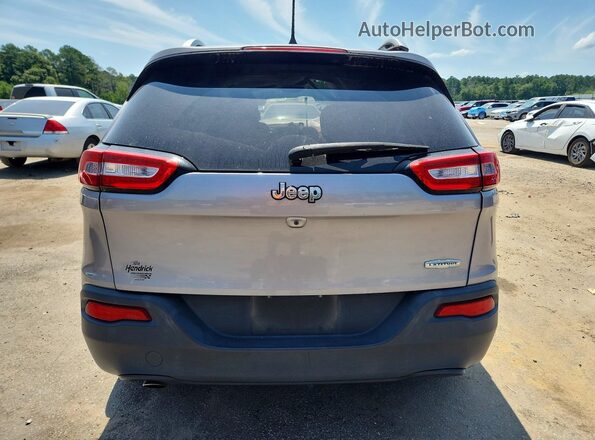 1C4PJLLB5JD504158 2018 JEEP CHEROKEE Silver Widok z tyłu