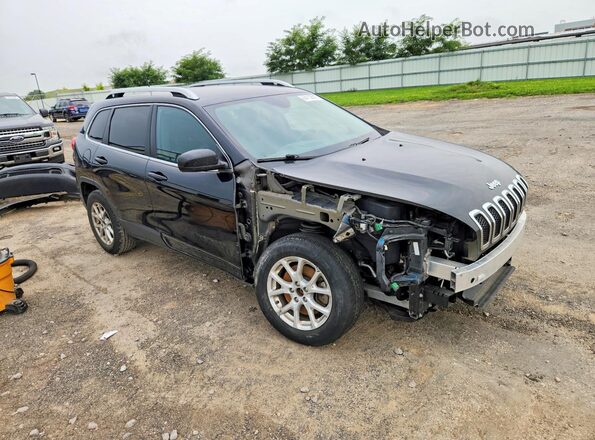 1C4PJLLB7JD503366 2018 JEEP CHEROKEE Black წინა მარჯვენა