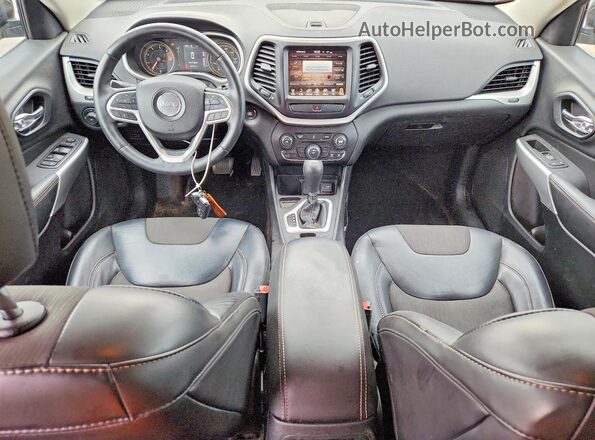 1C4PJLLB7JD503366 2018 JEEP CHEROKEE Black წინა პანელის ხედი