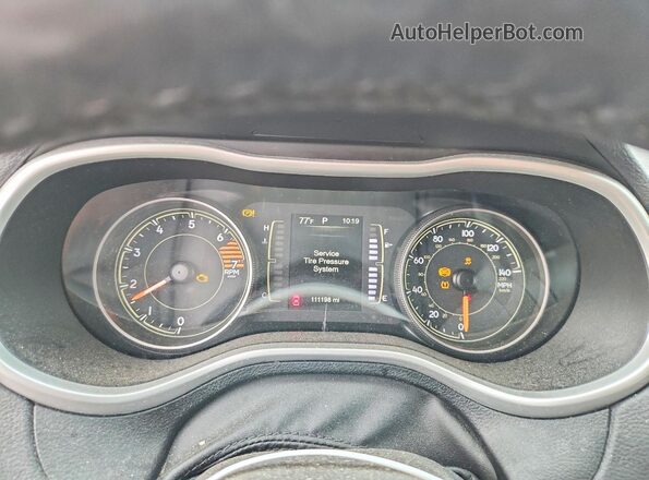 1C4PJLLB7JD503366 2018 JEEP CHEROKEE Black ხელსაწყოთა პანელის ხედი