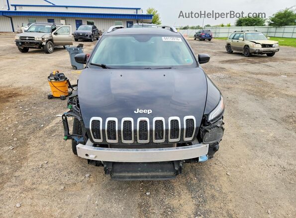 1C4PJLLB7JD503366 2018 JEEP CHEROKEE Black წინა ხედი