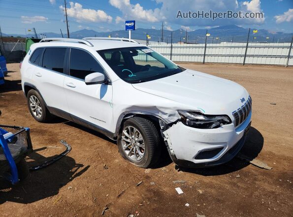 1C4PJLLB7LD573923 2020 JEEP CHEROKEE White Передня права чверть