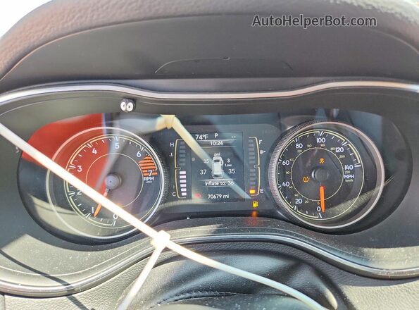 1C4PJLLB7LD573923 2020 JEEP CHEROKEE White Вид щитка приладів