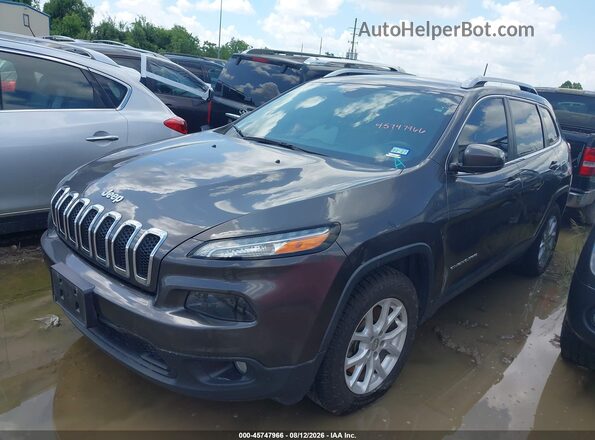 1C4PJLLB8JD590825 2018 JEEP CHEROKEE Gray Передня ліва чверть