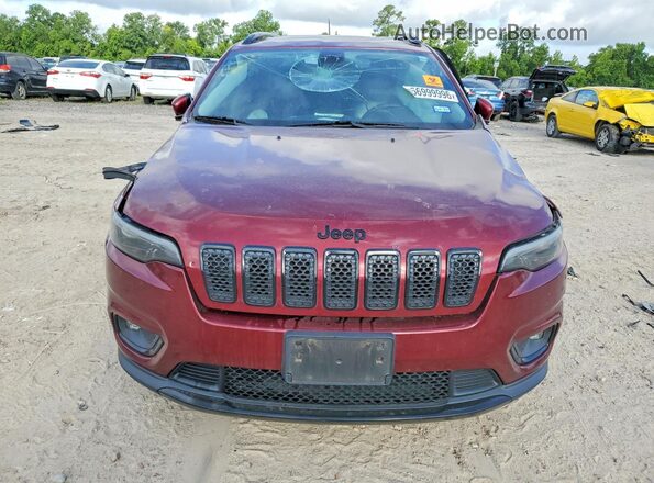 1C4PJLLB8KD339403 2019 JEEP CHEROKEE Maroon Widok z przodu