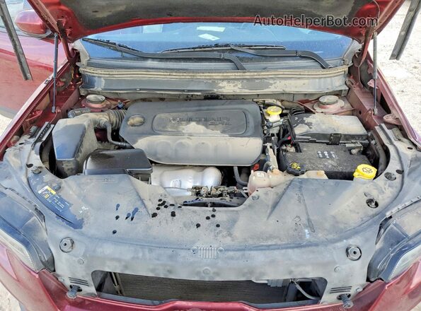 1C4PJLLB8KD339403 2019 JEEP CHEROKEE Maroon Widok komory silnika