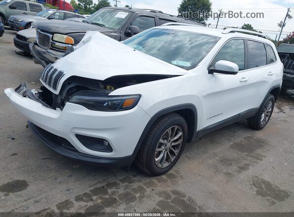 1C4PJLLB8KD383689 2019 JEEP CHEROKEE Белый Передняя левая четверть