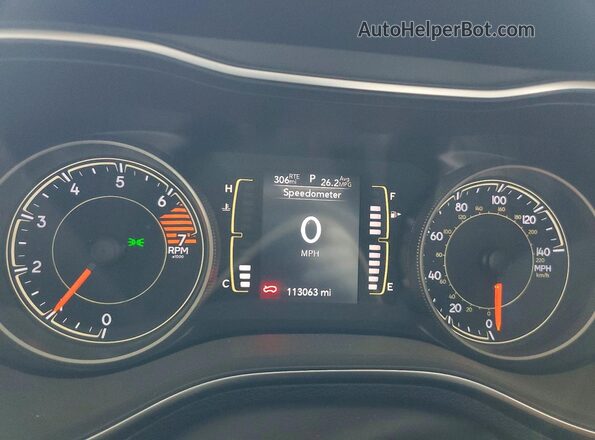 1C4PJLLB8KD439274 2019 JEEP CHEROKEE Gray Vista del cuadro de instrumentos