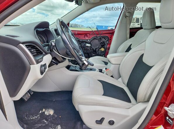 1C4PJLLB8MD114286 2021 JEEP CHEROKEE Red Vista interior delantera
