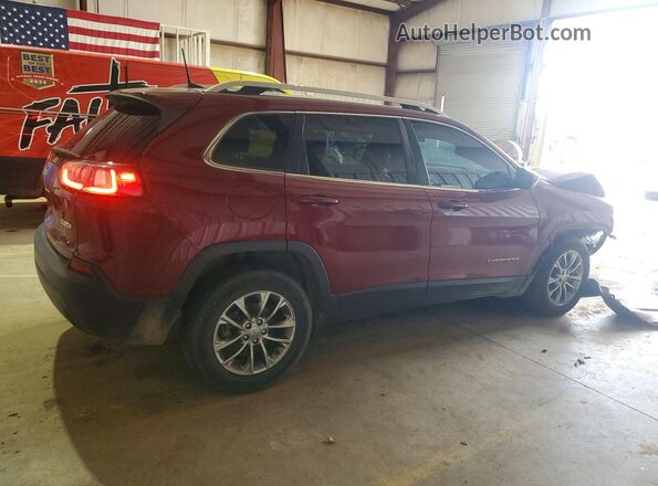 1C4PJLLB9KD132776 2019 JEEP CHEROKEE Maroon Rear right
