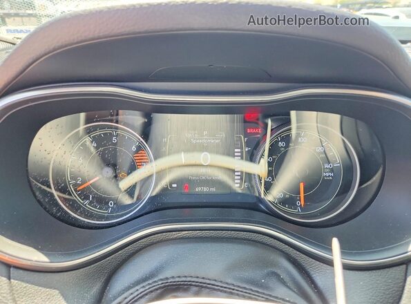 1C4PJLLB9KD324795 2019 JEEP CHEROKEE Серебряный Вид щитка приборов