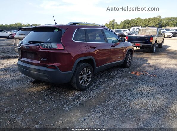 1C4PJLLB9KD348594 2019 JEEP CHEROKEE Burgundy Задня права чверть