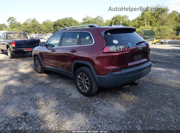 1C4PJLLB9KD348594 2019 JEEP CHEROKEE Burgundy Задня ліва чверть