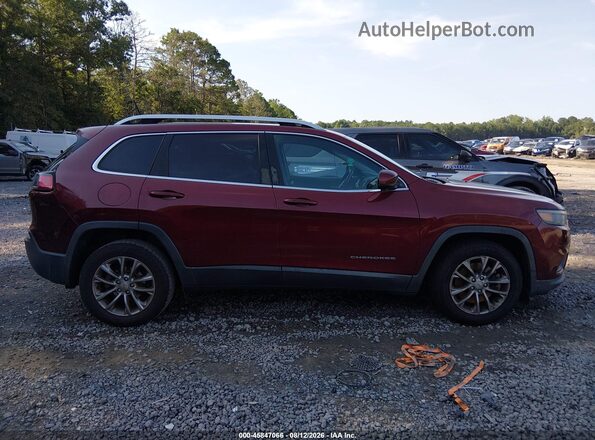 1C4PJLLB9KD348594 2019 JEEP CHEROKEE Burgundy Вид задньої частини салону