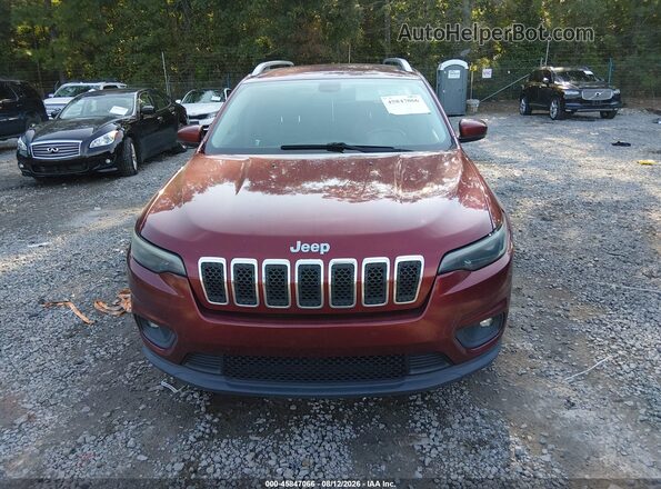 1C4PJLLB9KD348594 2019 JEEP CHEROKEE Burgundy Вид щитка приладів