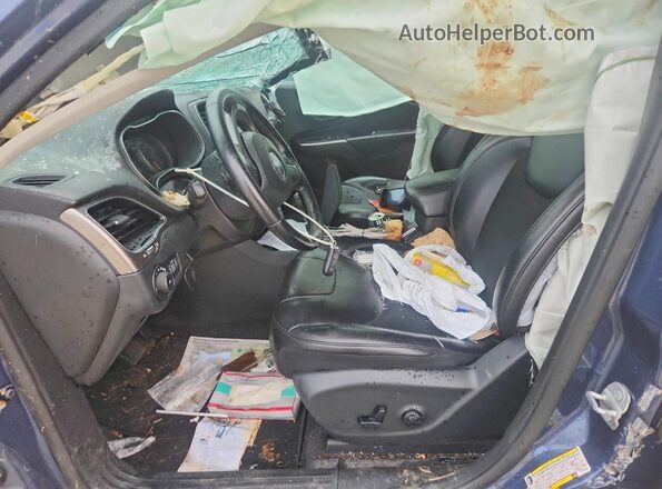 1C4PJLLB9KD429028 2019 JEEP CHEROKEE Charcoal Widok wnętrza z przodu