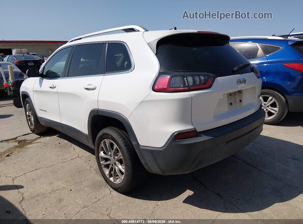1C4PJLLBXKD159629 2019 JEEP CHEROKEE White Trasero izquierdo