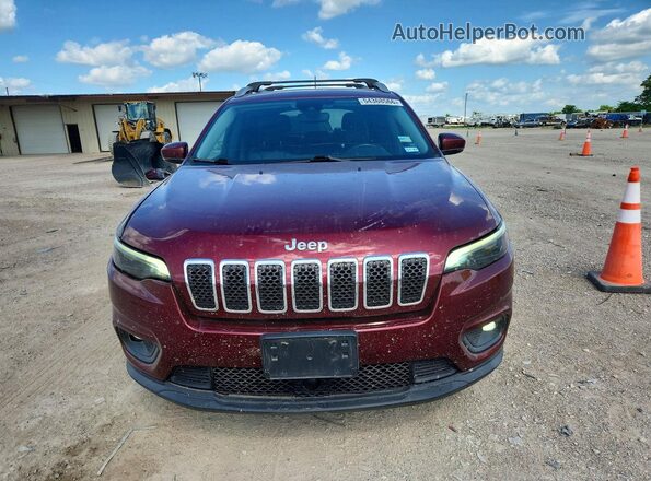 1C4PJLLBXMD150867 2021 JEEP CHEROKEE Burgundy Вид спереду