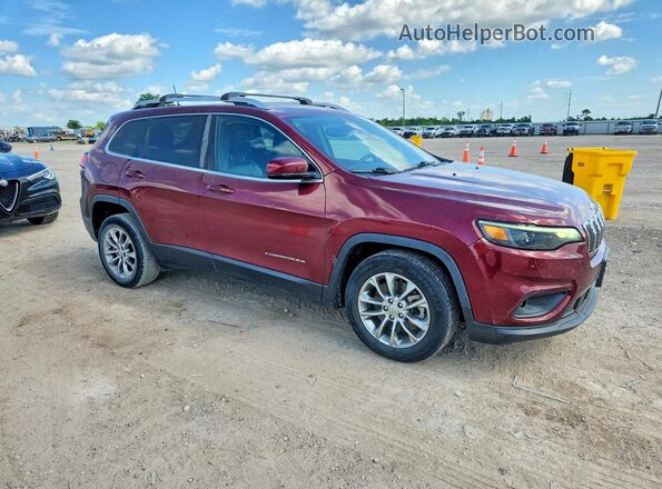 1C4PJLLBXMD150867 2021 JEEP CHEROKEE Burgundy Передня права чверть