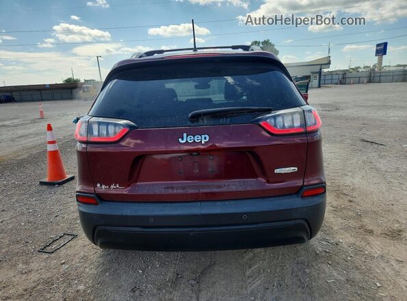 1C4PJLLBXMD150867 2021 JEEP CHEROKEE Burgundy Вид ззаду