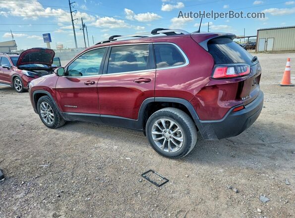1C4PJLLBXMD150867 2021 JEEP CHEROKEE Burgundy Задня ліва чверть