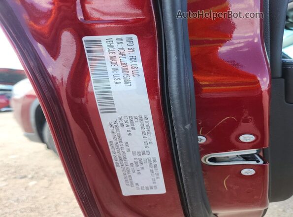 1C4PJLLBXMD150867 2021 JEEP CHEROKEE Burgundy Вид наклейки з VIN-кодом
