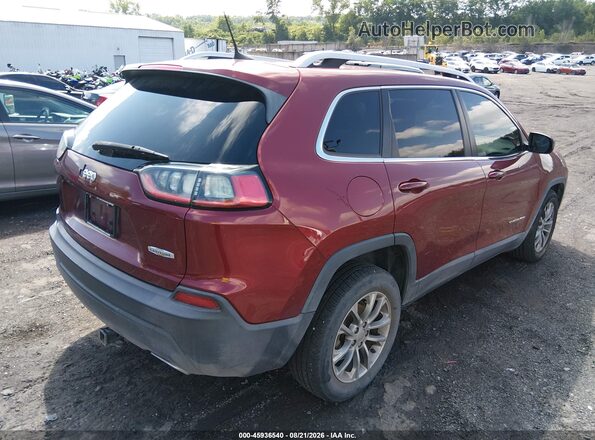 1C4PJLLN8KD164323 2019 JEEP CHEROKEE Красный Задняя правая четверть