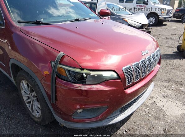 1C4PJLLN8KD164323 2019 JEEP CHEROKEE Красный Вид спереди