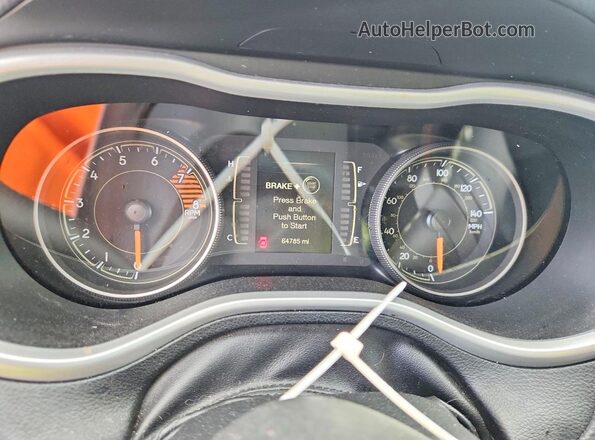 1C4PJLLX6JD551629 2018 JEEP CHEROKEE White Vista del cuadro de instrumentos